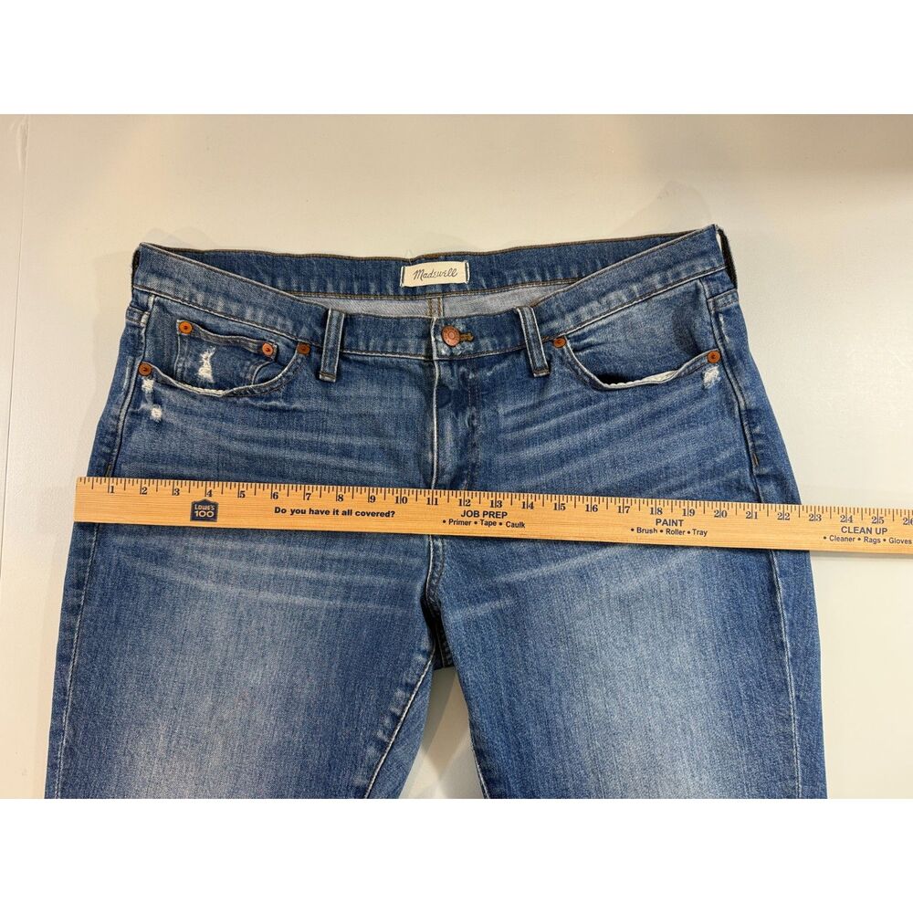 Madewell Women's The Slim Boyjean Boyfriend Fit Jeans Walton Wash Size 32 - Picture 7 of 11